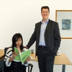 Christopher Hire presenting the Innovation Cities Analysis Report